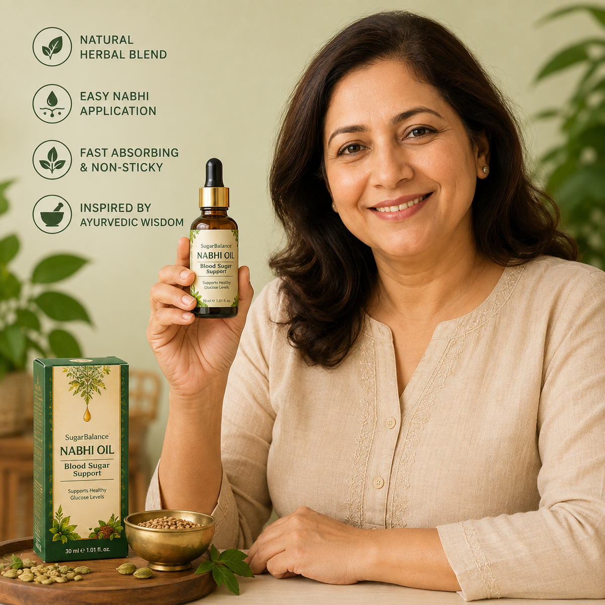 Sugar Balance Nabhi Oil – Pack of 2