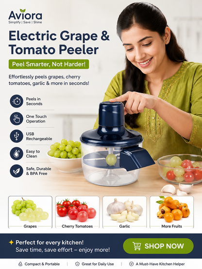 Aviora Automatic Electric Fruit & Garlic Peeler